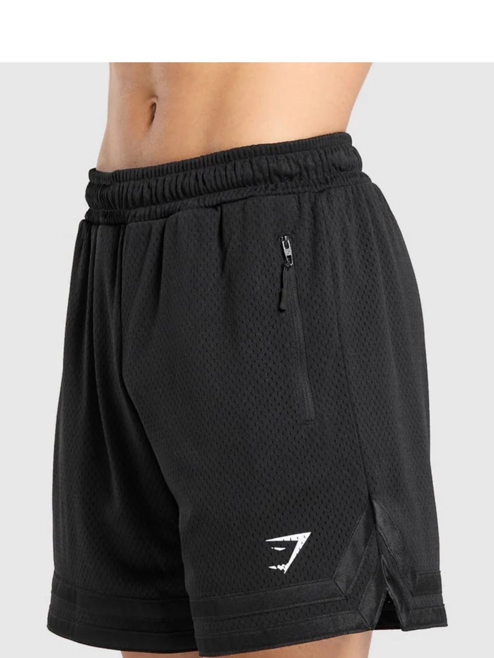 Gymshark Men's Black Performance Mesh Shorts